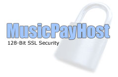 MusicPayHost.com - 128-Bit SSL Security